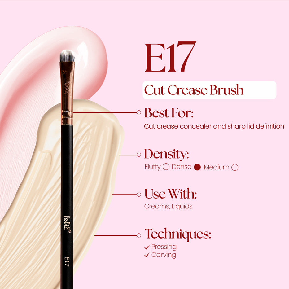 Felic 21 Eye Brush E17 Cut Crease Brush