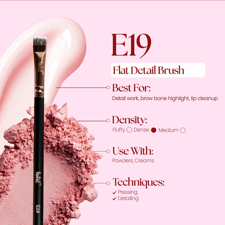 Felic 21 Eye Brush E19 Flat Detail Brush
