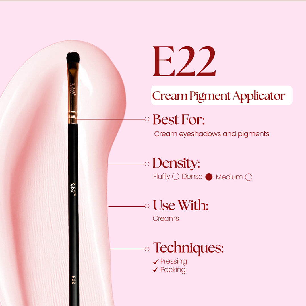 Felic 21 Eye Brush E22 Creme Pigment Applicator