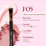Felic 21 Face Brush F05 Mini Contour Precision Brush