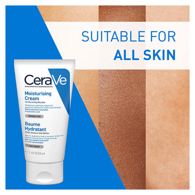Cerave Moisturising Cream Baume Hydrant For Dry To Very Dry Skin