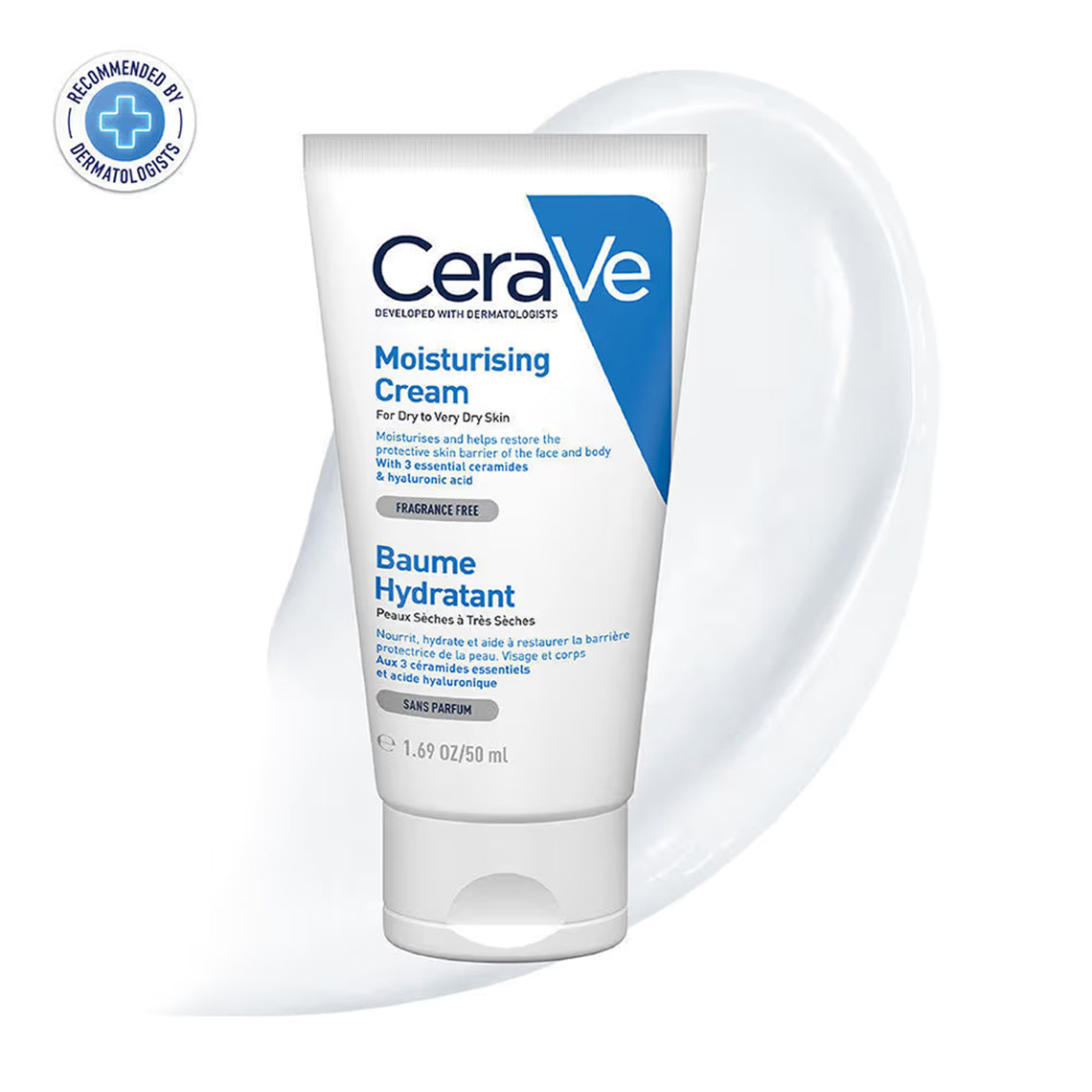 Cerave Moisturising Cream Baume Hydrant For Dry To Very Dry Skin