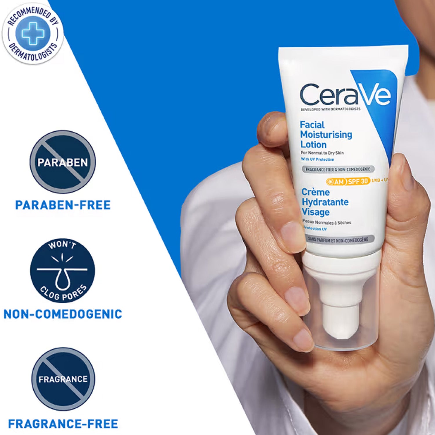 Cerave Facial Moisturising Lotion For Normal To Dry Skin Am Spf50