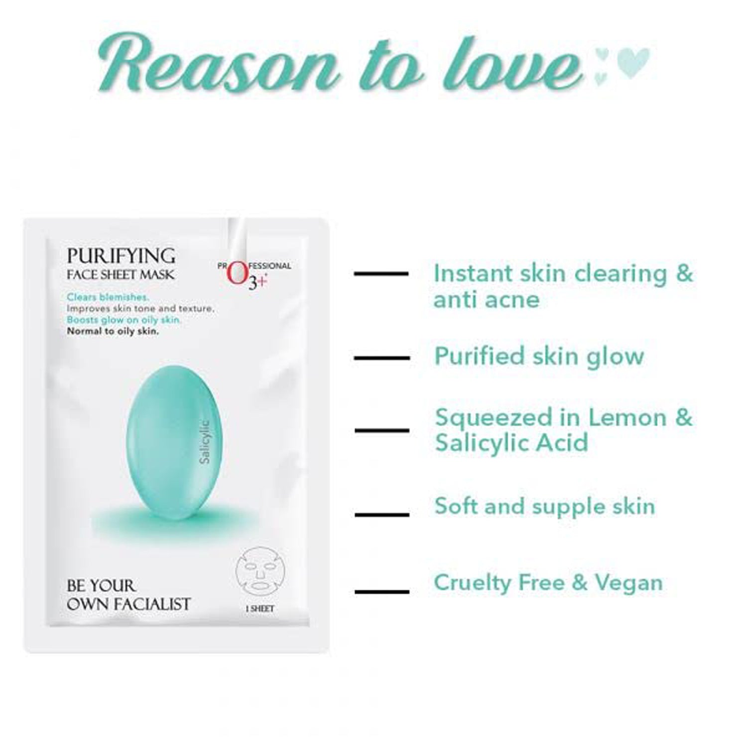 O3+ Purifying Face Sheet Mask 1N