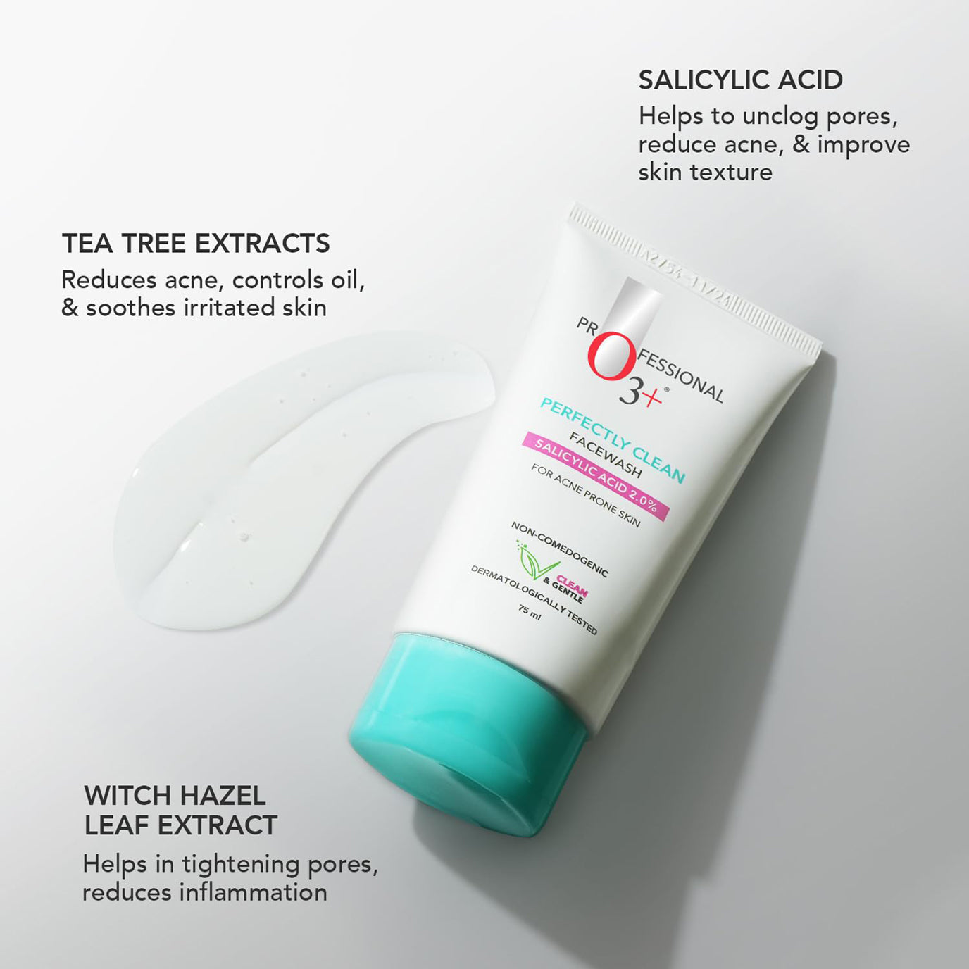 O3+ Perfectly Clean Face Wash 75Ml