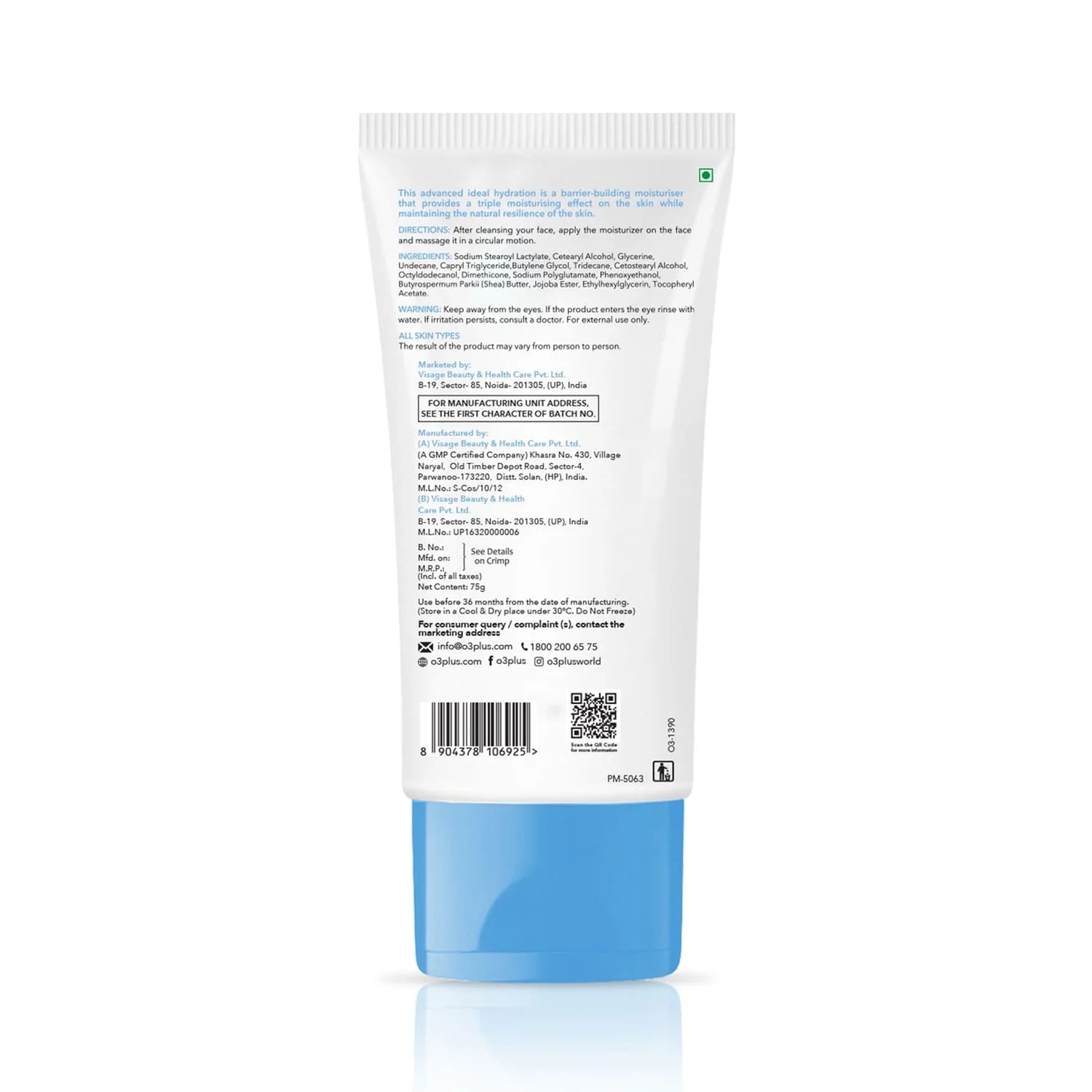 O3+ Ideal Hydration Daily Moistursing Cream 75G