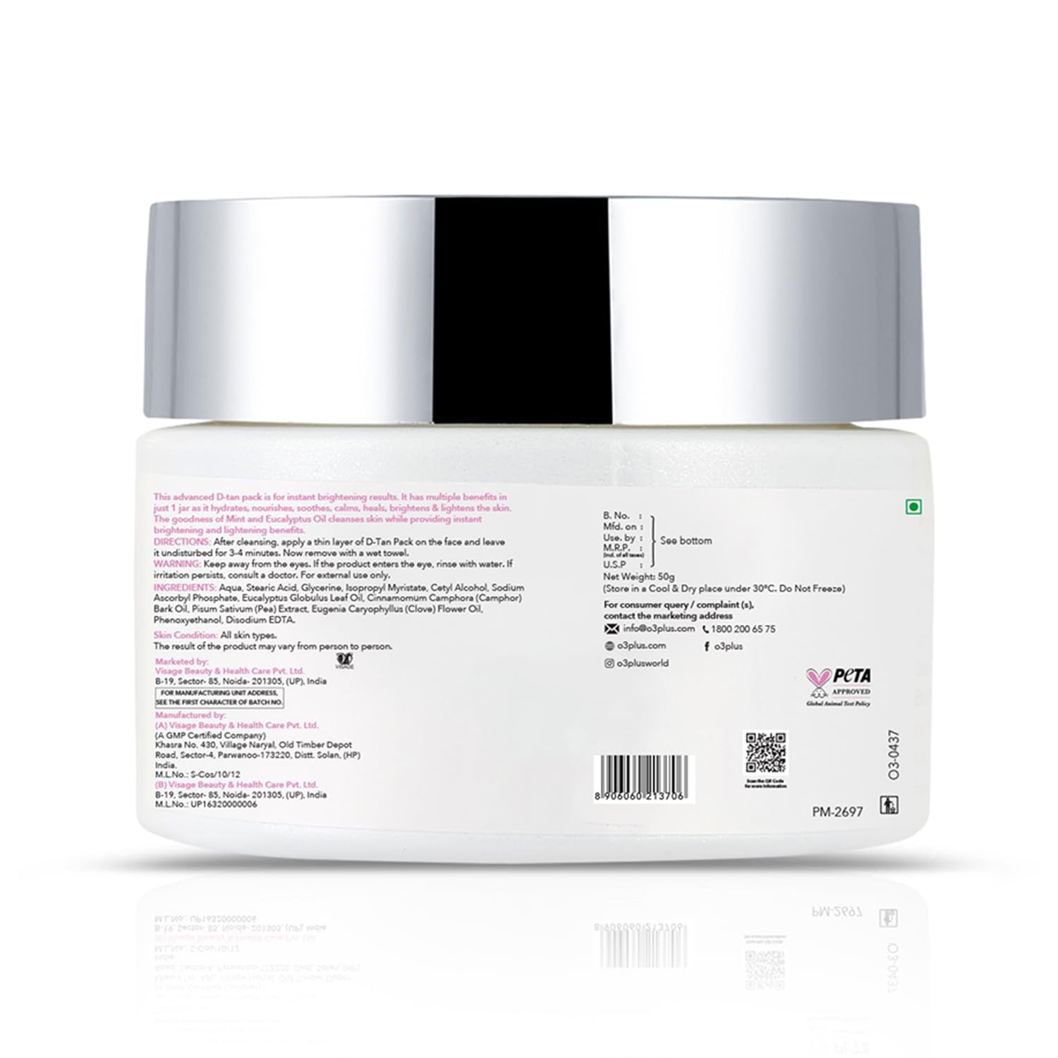 O3+ Oxy D-Tan Pack 50G