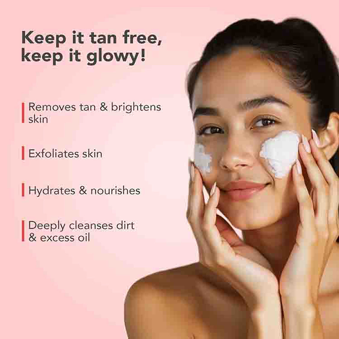 O3+ D-Tan Radiance Face Wash 60Ml