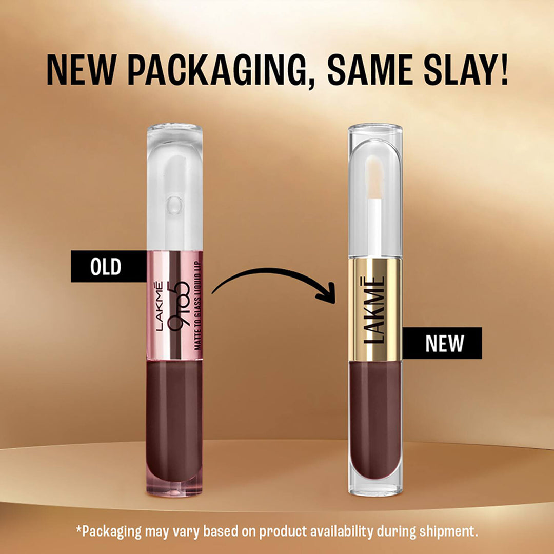 Lakme Double Duty Matte To Glass Liquid Lip Color 7.6Ml