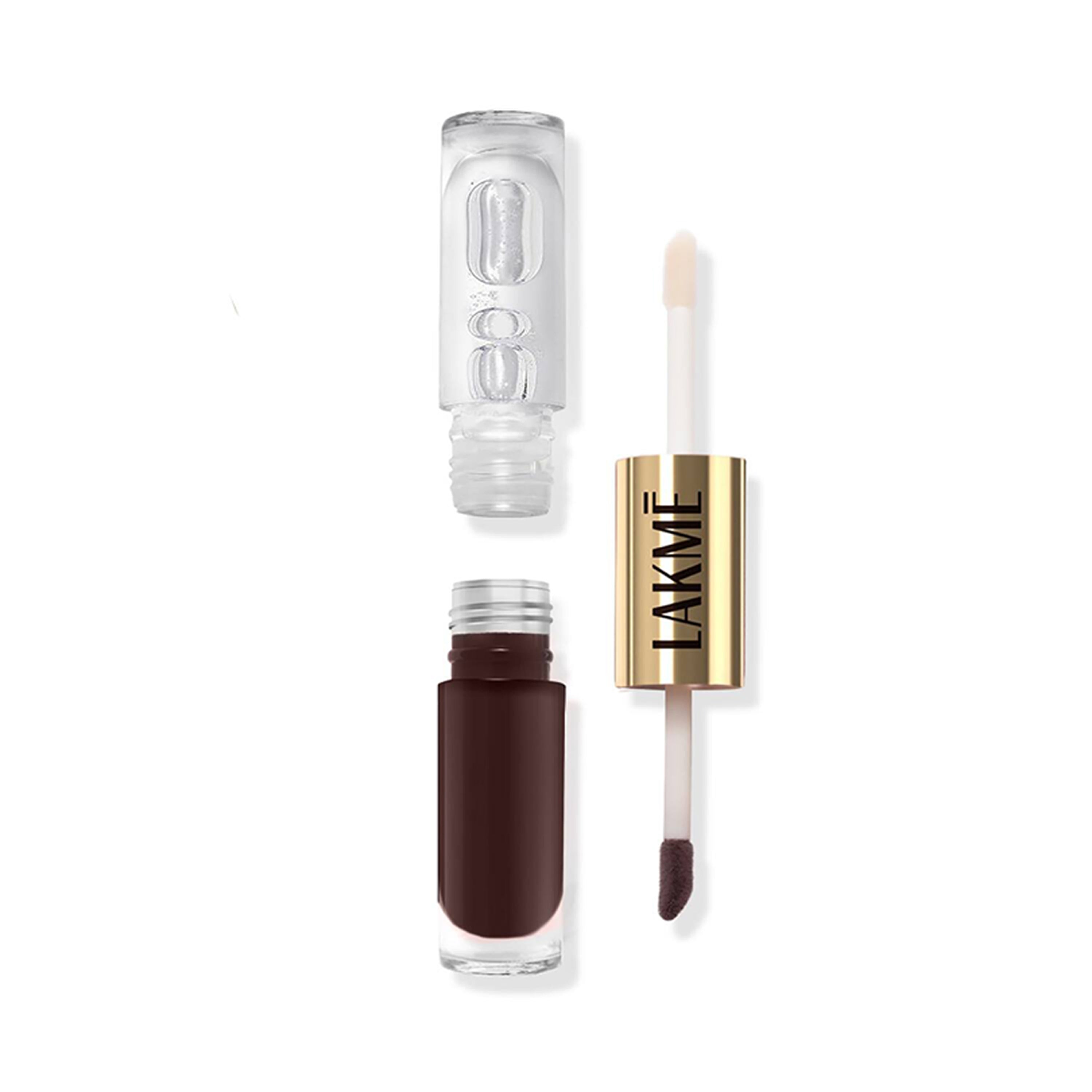 Lakme Double Duty Matte To Glass Liquid Lip Color 7.6Ml