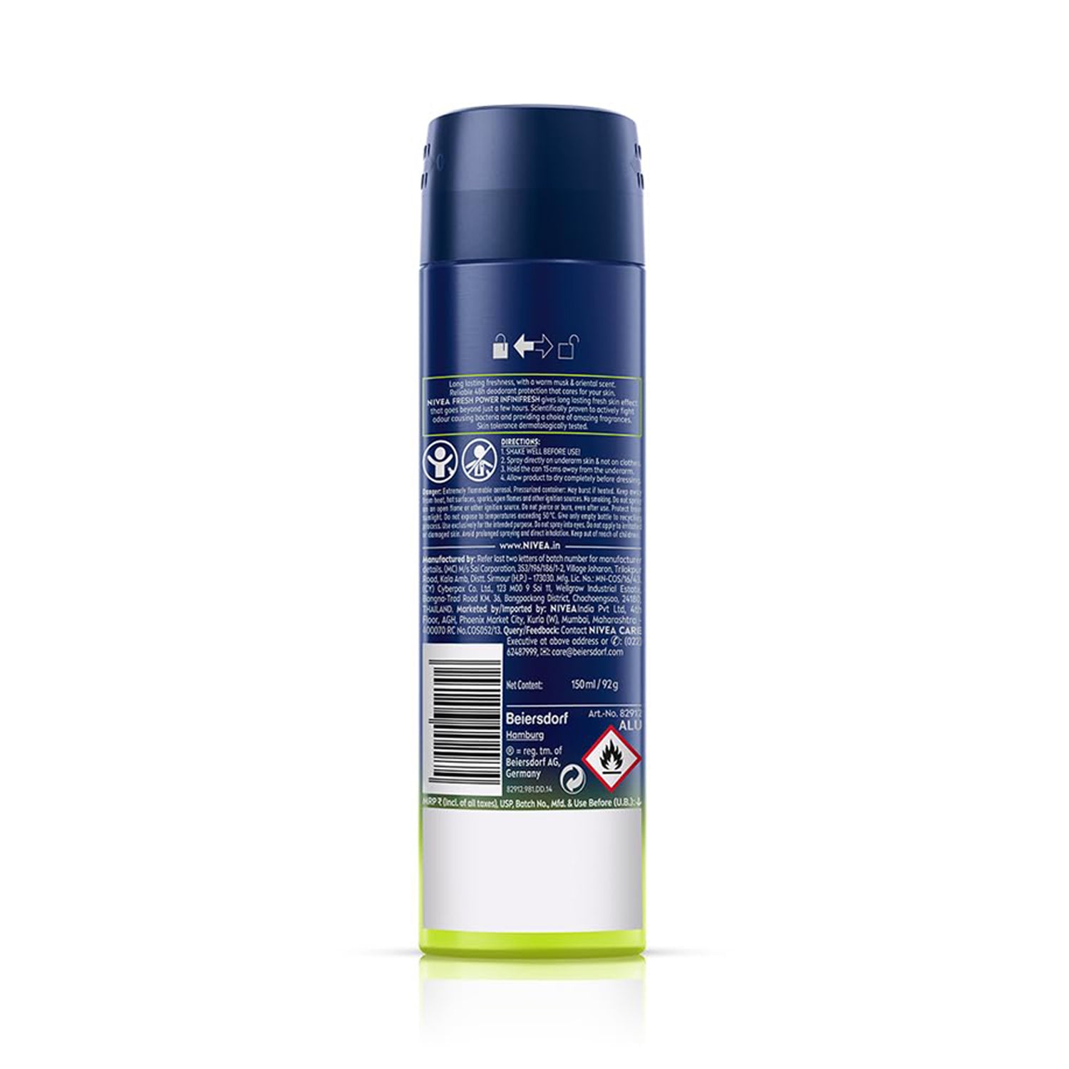 Nivea Fresh Power Deodrant 150Ml