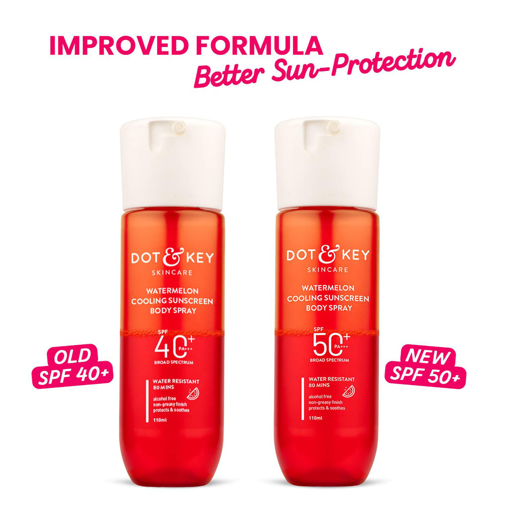 Dot & Key Watermelon Cooling Sunscreen Body Spray Spf 40+