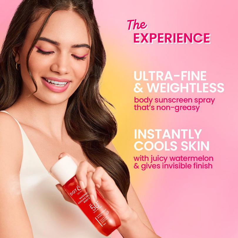 Dot & Key Watermelon Cooling Sunscreen Body Spray Spf 40+