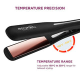 Ikonic Hair Straightener Gleam Pro Black & Rose Gold
