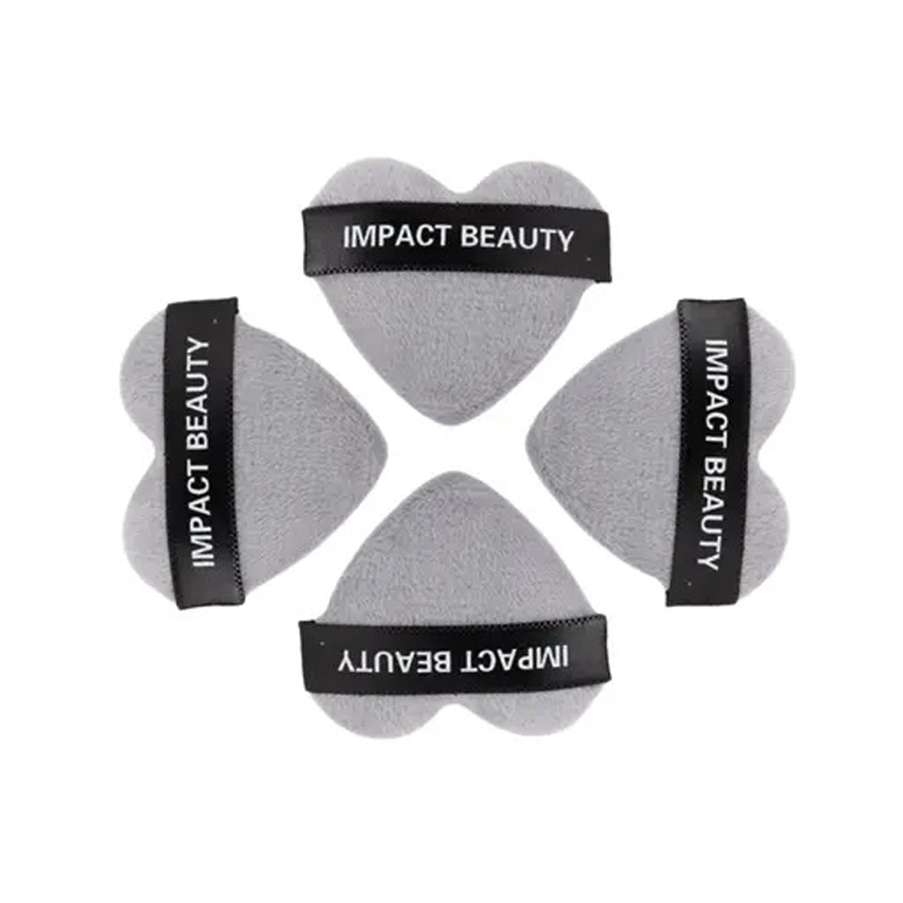 Impact Beauty Small Heart Finger Puff 4Pcs