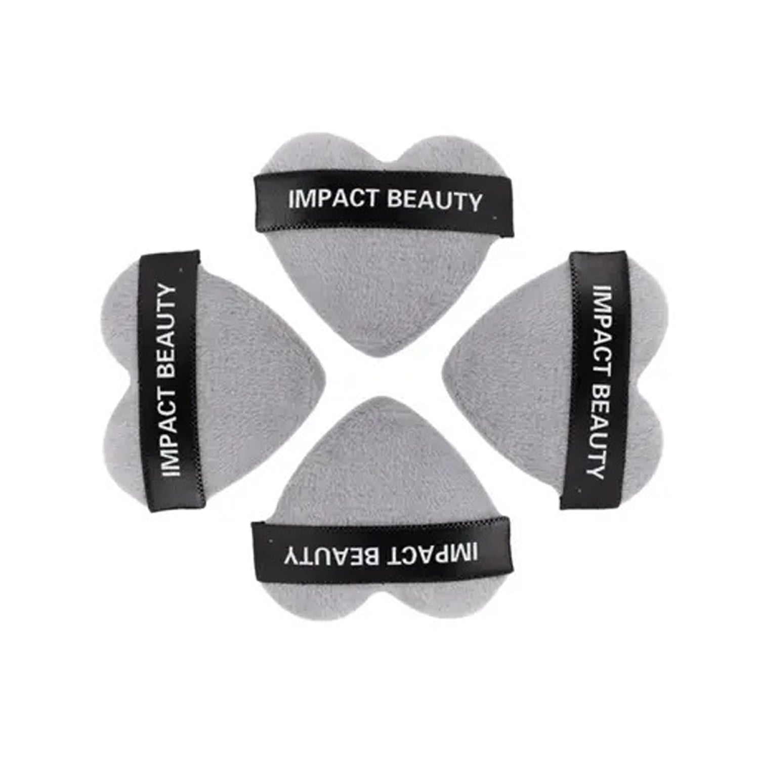 Impact Beauty Small Heart Finger Puff 4Pcs