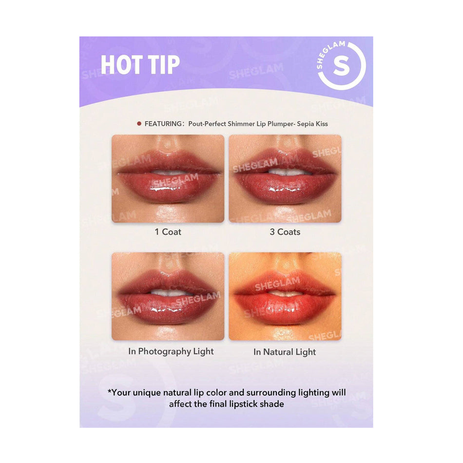 Sheglam Pout - Perfect Shimmer Lip Plumper 2G