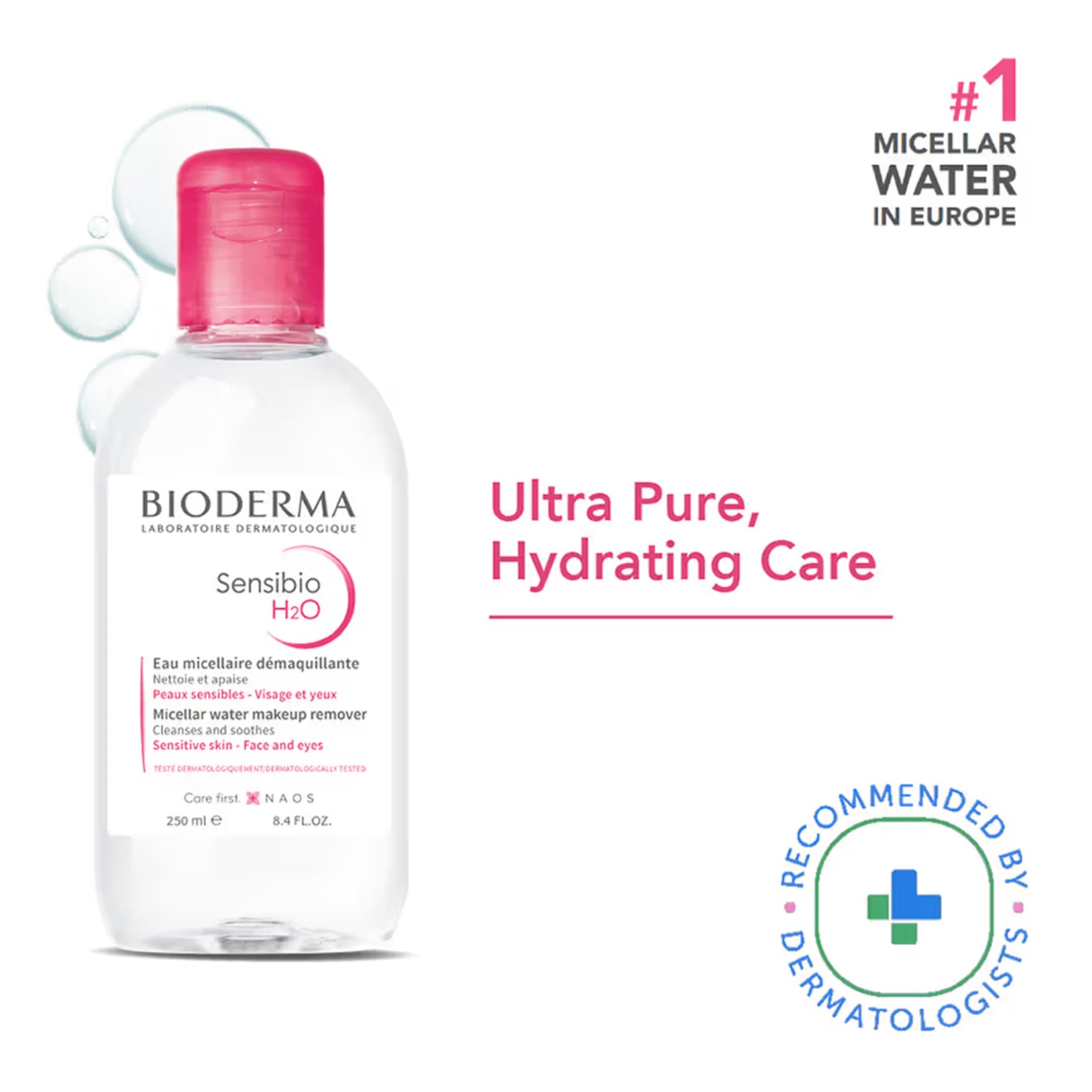 Bioderma Sensibio H2O Micellar Water Makeup Remover