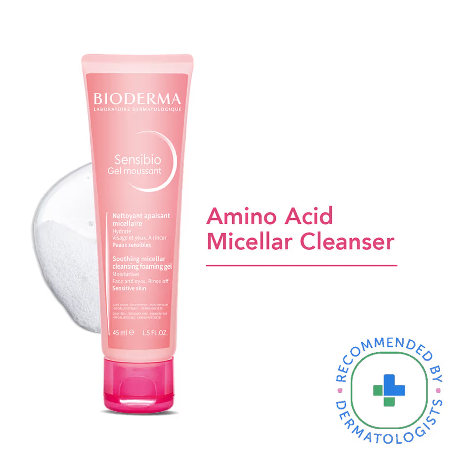 Bioderma Sensibio Gel Moussant Soothing Micellar Foaming Gel