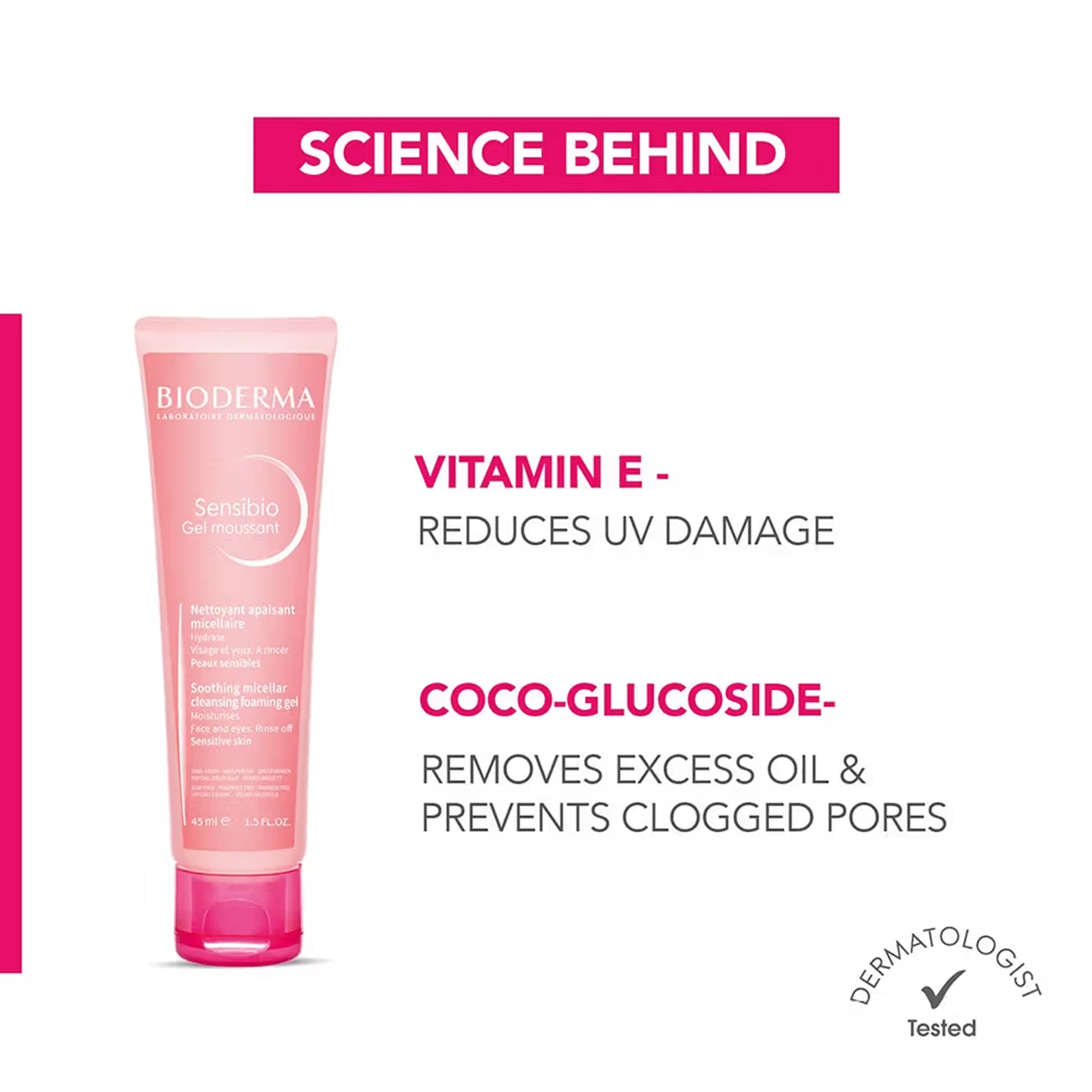 Bioderma Sensibio Gel Moussant Soothing Micellar Foaming Gel