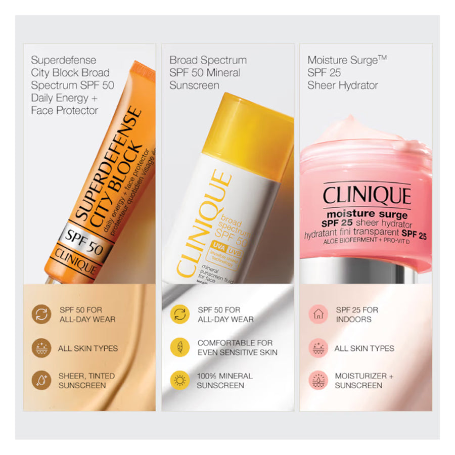 Clinique Moisture Surge Spf 25 Sheer Hydrator Moisuriser + Sunscreen