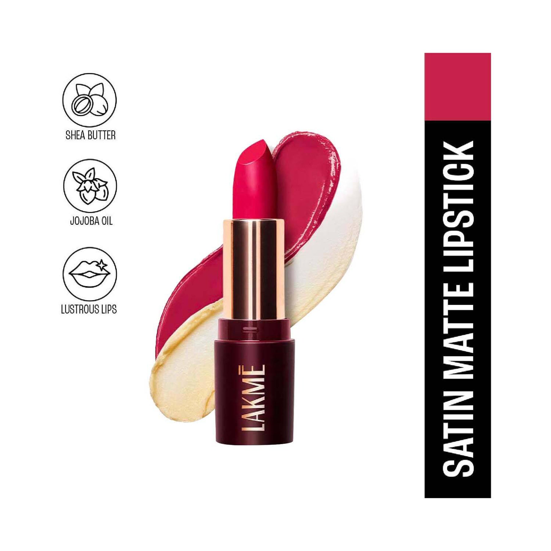 Lakme Ultimate Glam Satin Matte Lipstick 4.3G