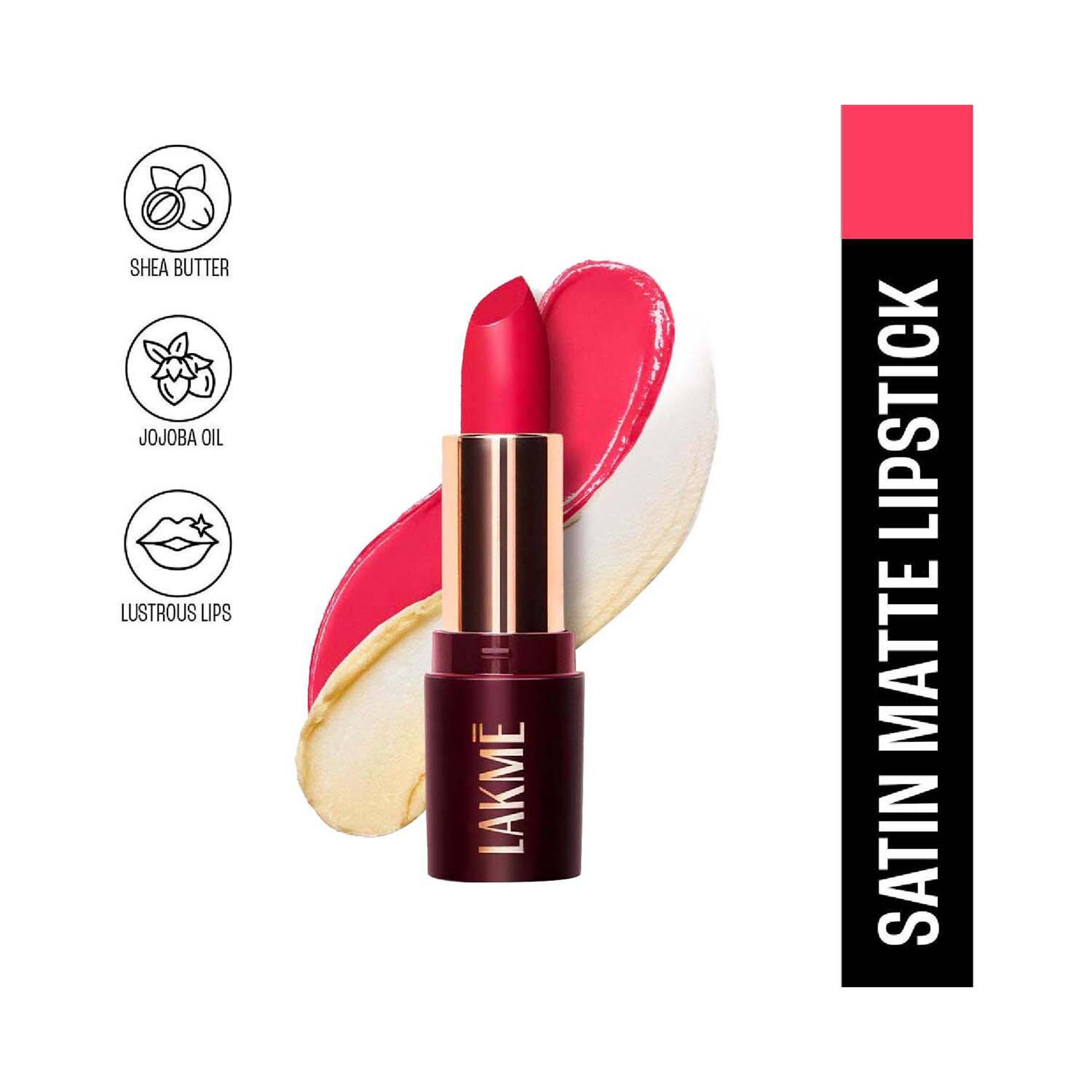 Lakme Ultimate Glam Satin Matte Lipstick 4.3G