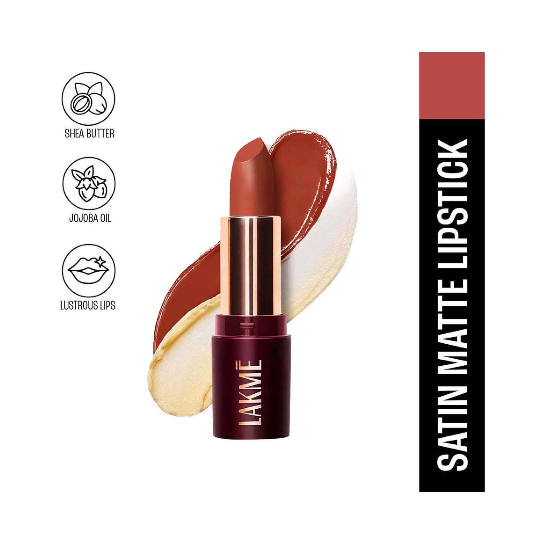 Lakme Ultimate Glam Satin Matte Lipstick 4.3G