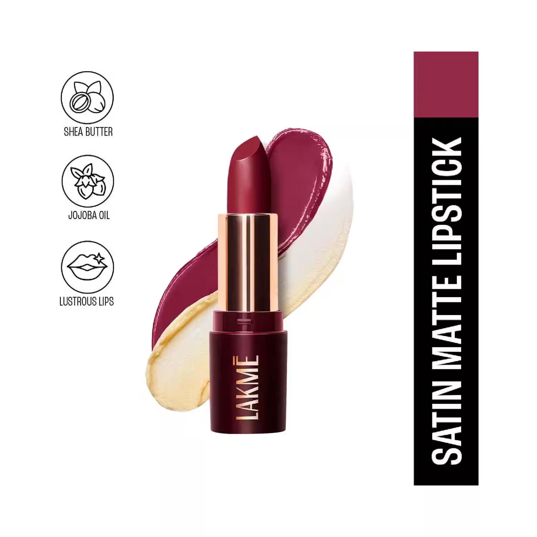 Lakme Ultimate Glam Satin Matte Lipstick 4.3G