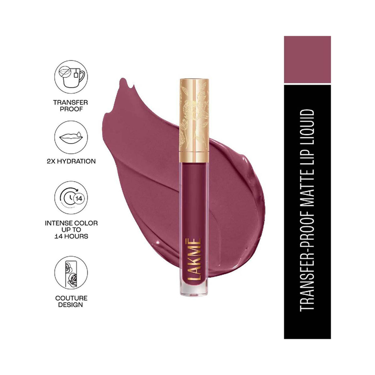 Lakme Rouge Bloom Matte Lip Liquid 3Ml