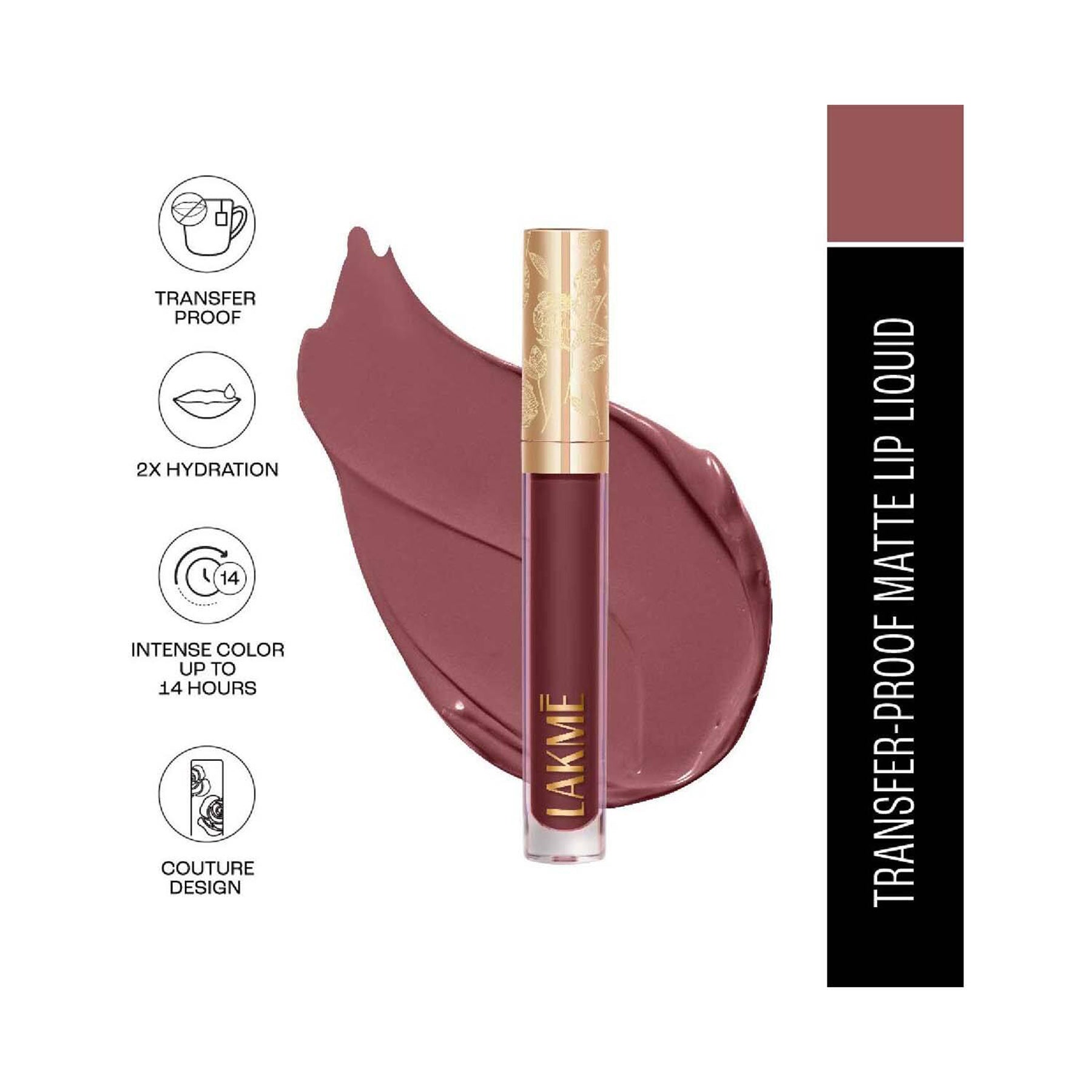 Lakme Rouge Bloom Matte Lip Liquid 3Ml