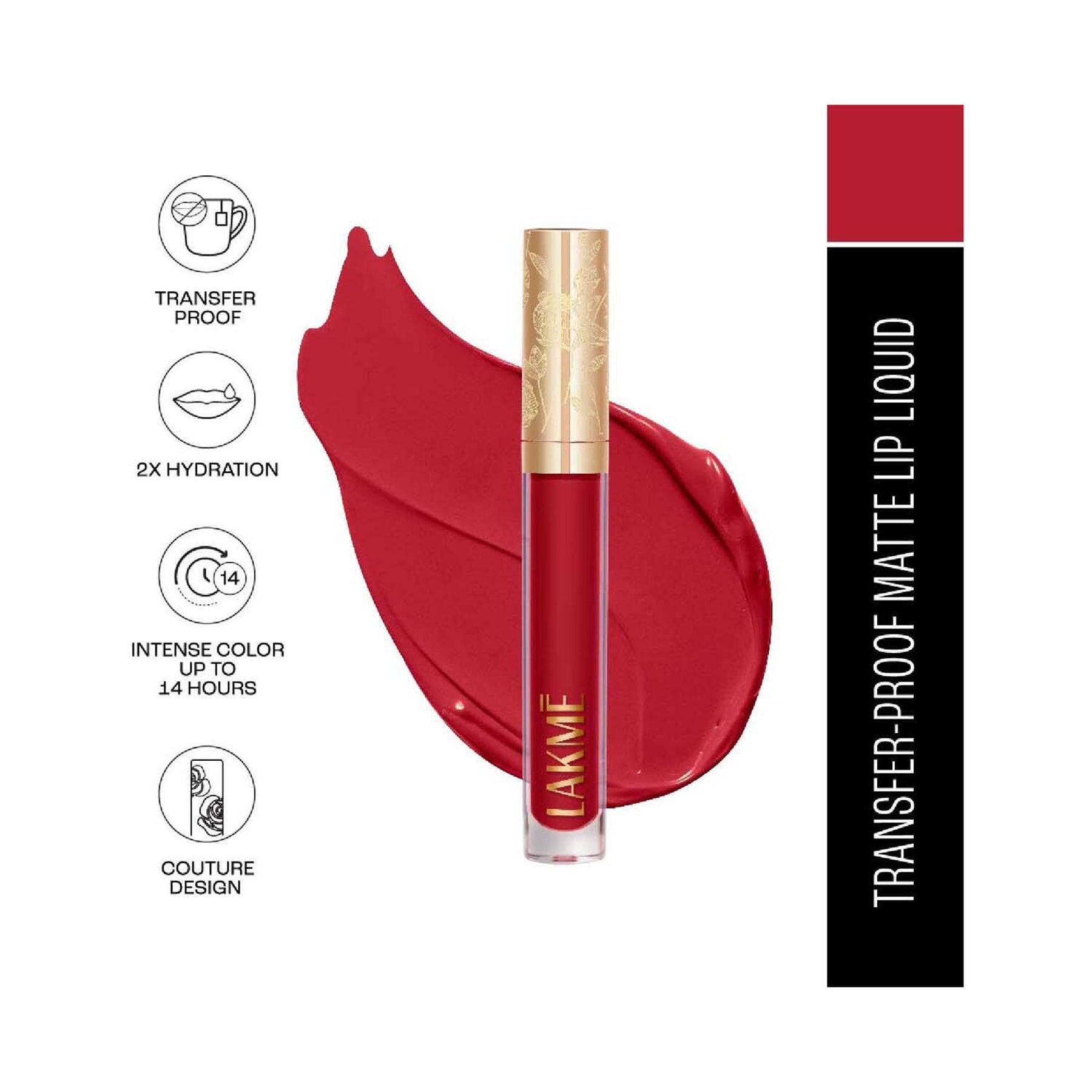 Lakme Rouge Bloom Matte Lip Liquid 3Ml