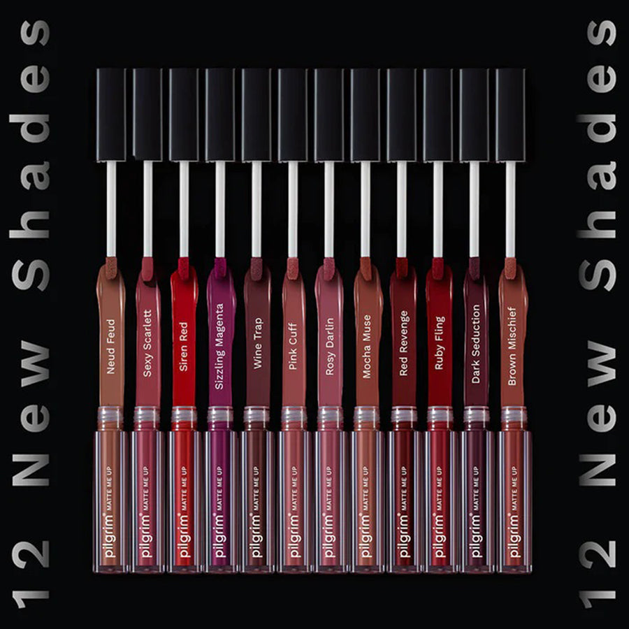 Pilgrim Matte Me Up Liquid Lipstick 3Ml