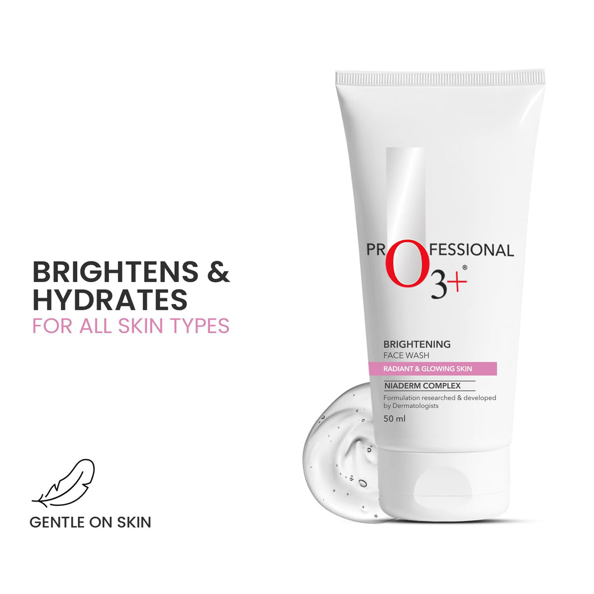 O3+ Brightening & Whitening Face Wash