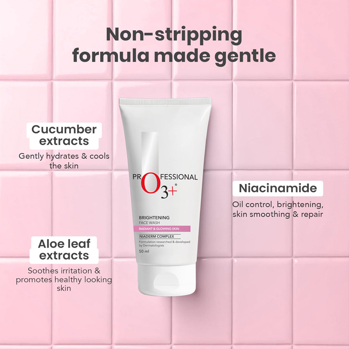 O3+ Brightening & Whitening Face Wash