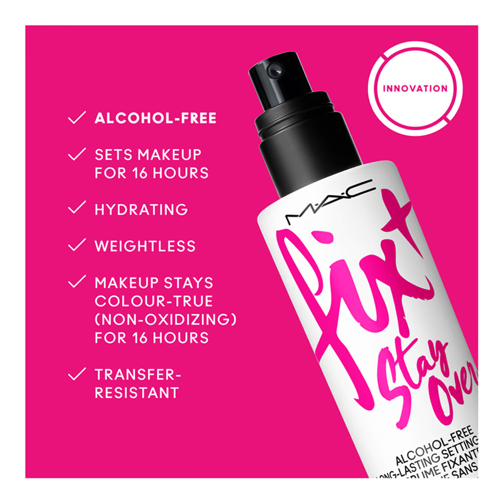 Mac Fixt + Stay Over Alcohol Free-Long Lasting Setting Spray