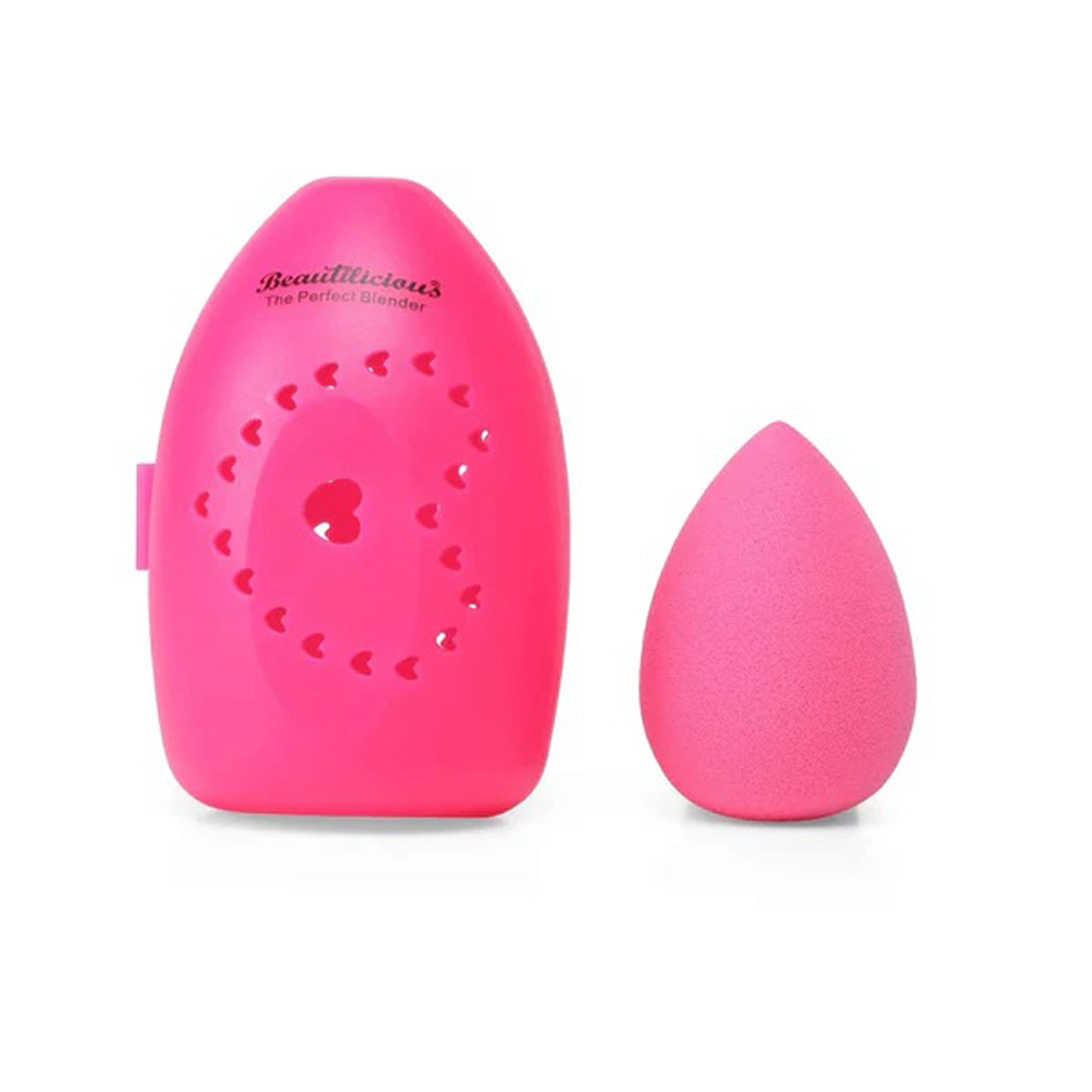 Beautilicious Flawless Blender With Travel Case Tear Drop