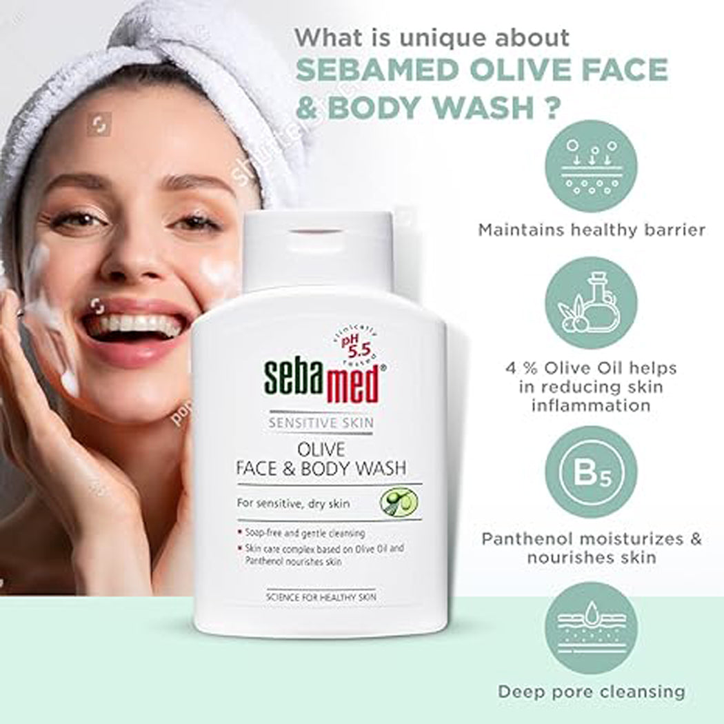 Sebamed Olive Face Body Wash
