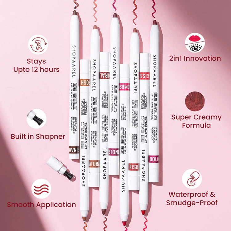 Shopaarel Be Bold Lip & Eye Pencil 0.4G