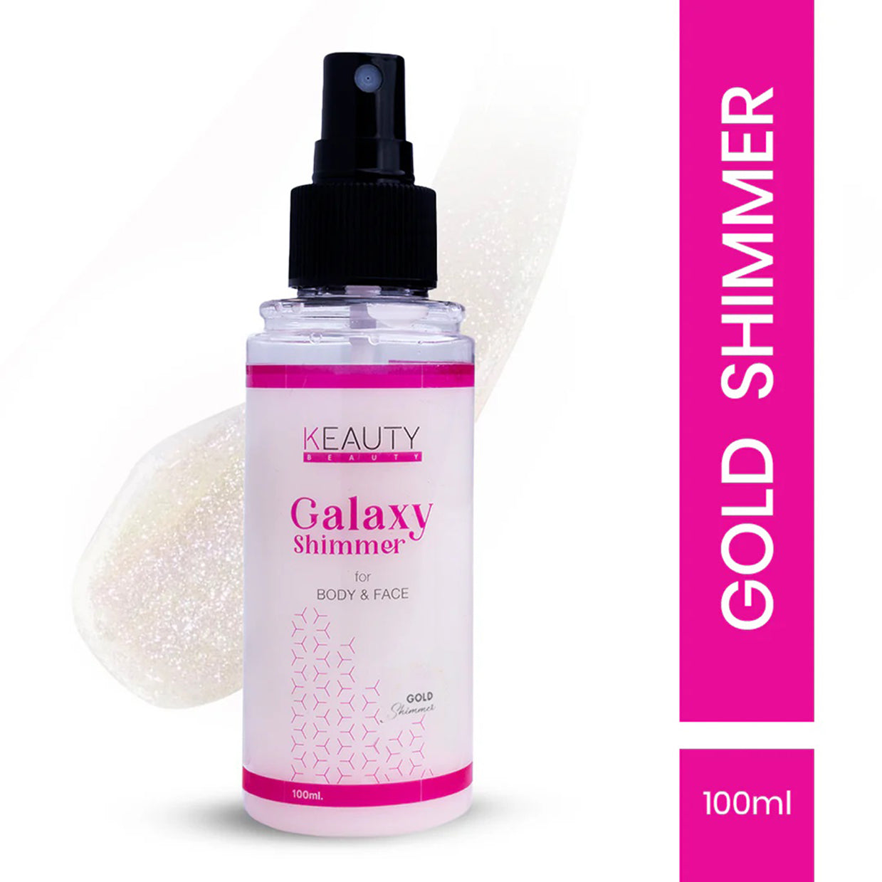 Keauty Beauty Galaxy Shimmer For Body & Face Setting Spray 100Ml