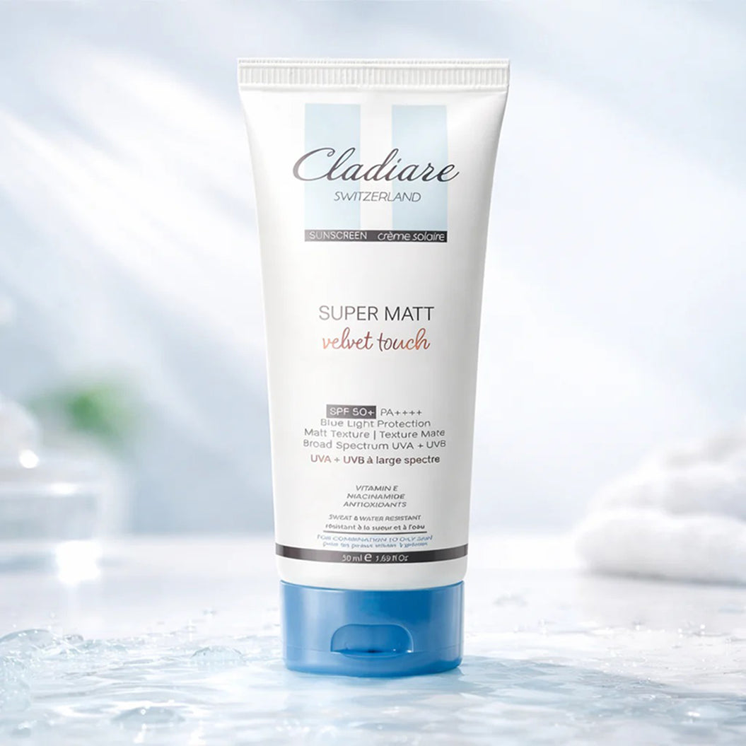 Cladiare Spf 50 Super Matt Velvet Touch Sunscreen