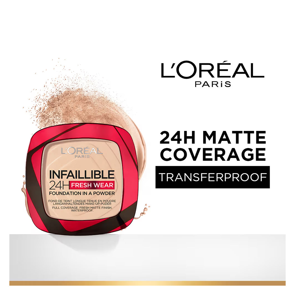 Loreal Paris Infaillible 24H Fresh Foundation In A Powder 9G