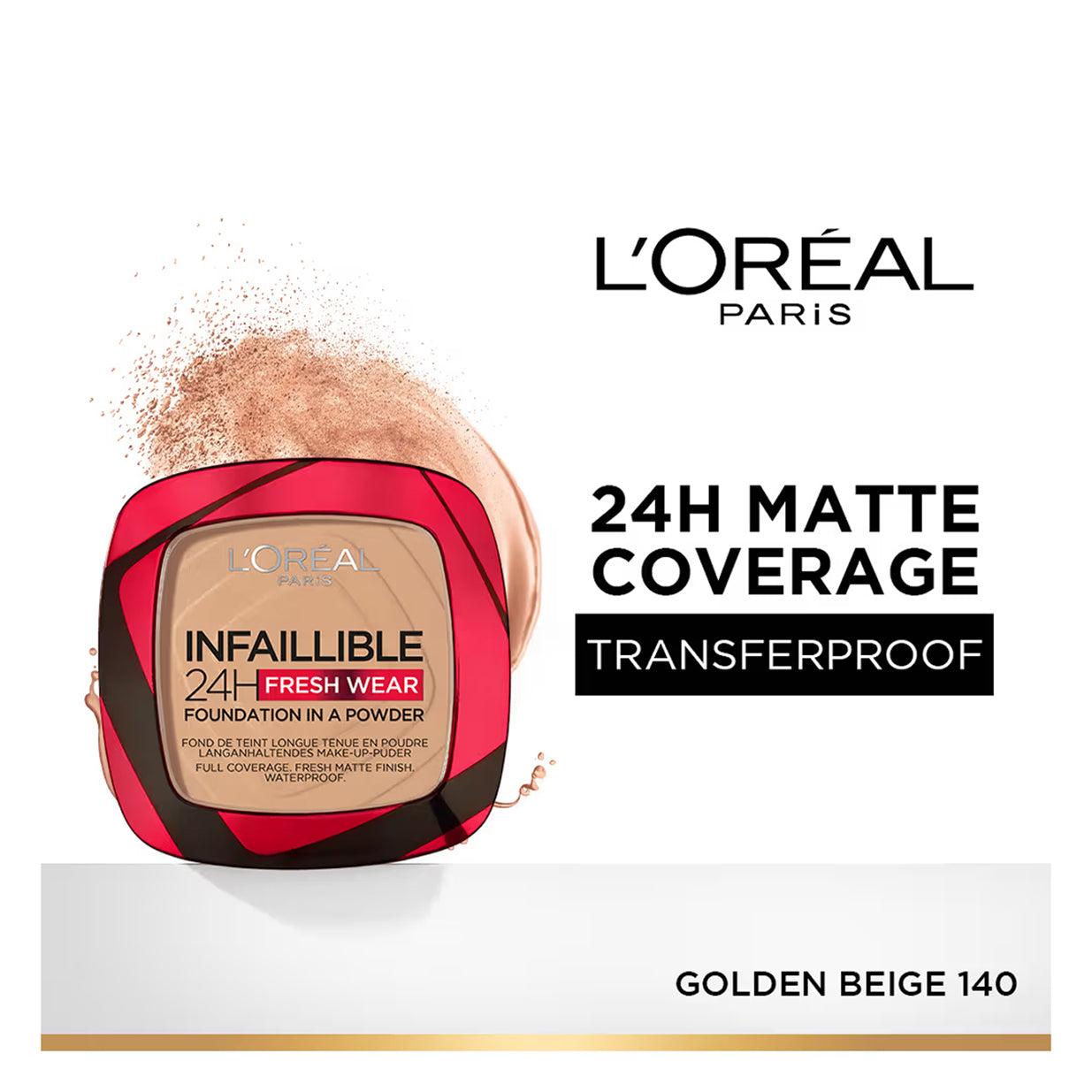 Loreal Paris Infaillible 24H Fresh Foundation In A Powder 9G