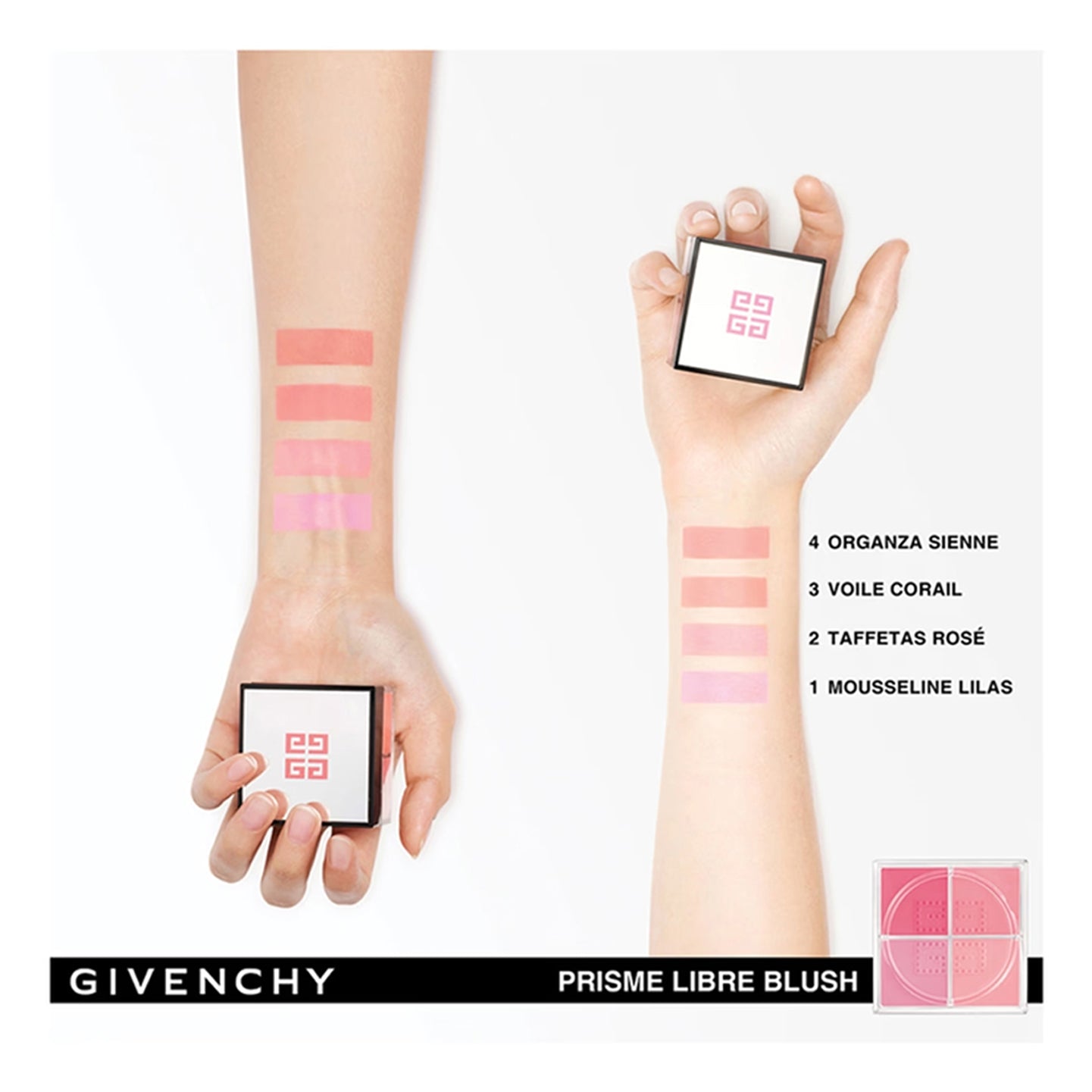 Givenchy Prisme Libre 4 Color Loose Powder Blush 12G