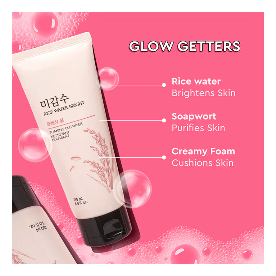 The Face Shop Rice Water Bright Foaming Cleanser