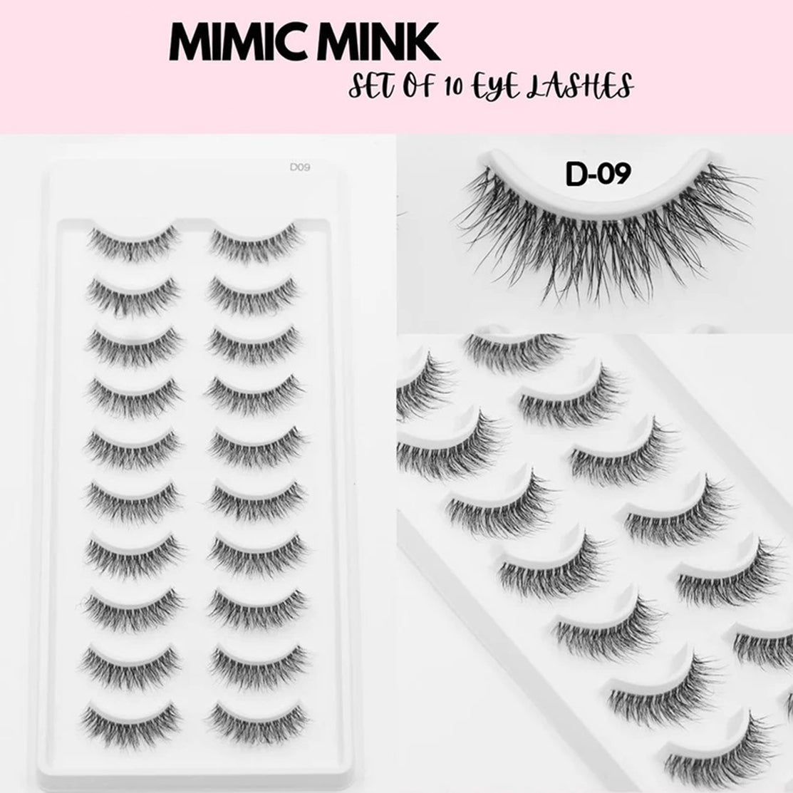 Mimic Mink 10 Pair Lashes