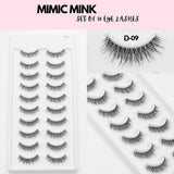 Mimic Mink 10 Pair Lashes