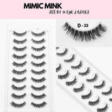 Mimic Mink 10 Pair Lashes