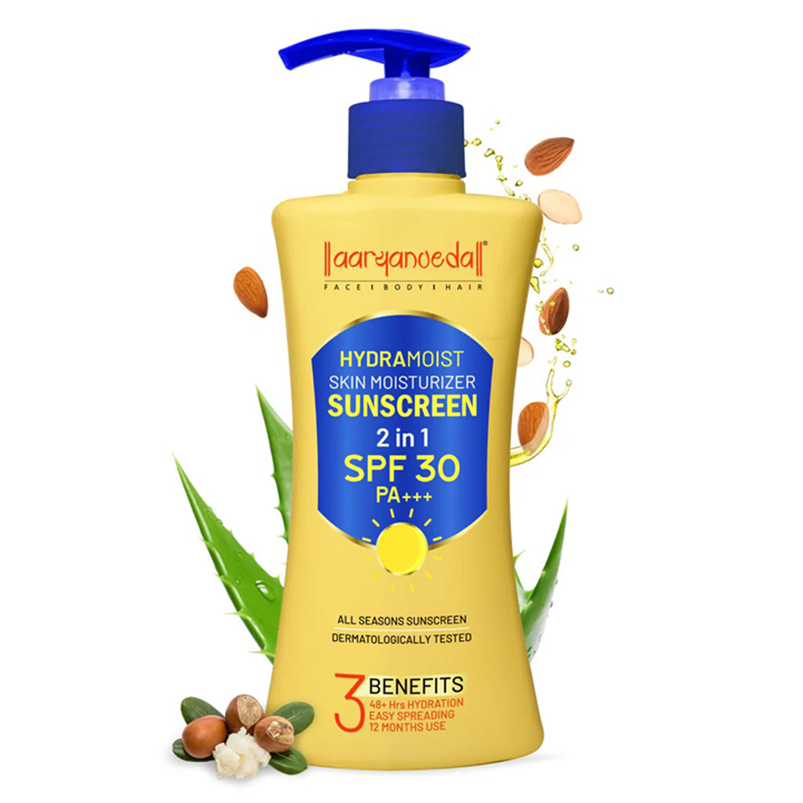 Aaryanveda Hydra Moist Skin Moisturizer Sunscreen