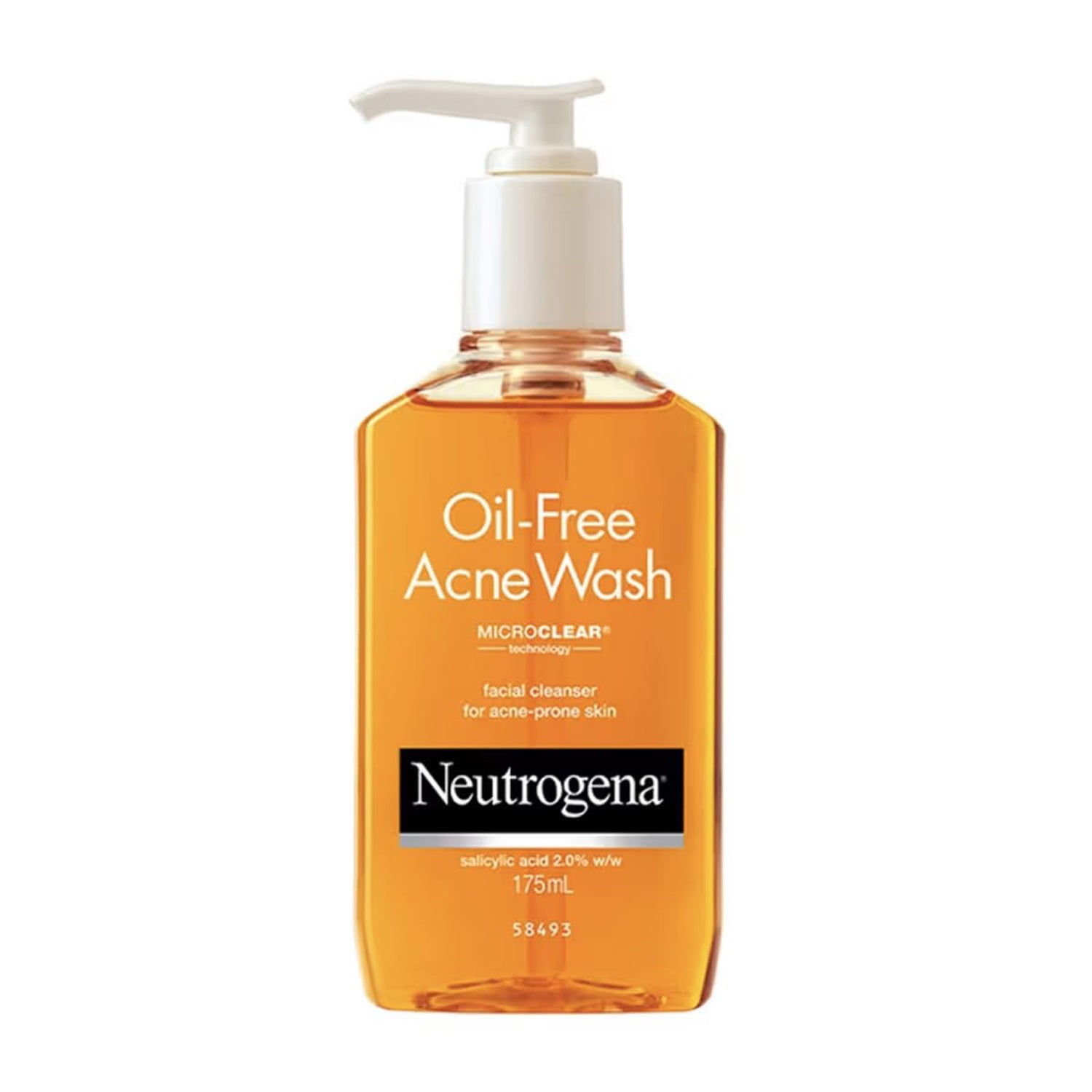 Neutrogena Oil- Free Acne Wash Facial Cleanser 175Ml